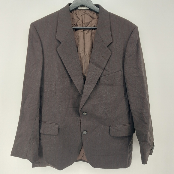 Yves Saint Laurent Wool Blazer Brown 44 Regular - Picture 1 of 14